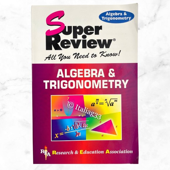 Pre-Algebra, Algebra, Trigonometry, Basic Math Study Guide & Homework Help Books - Picture 13 of 15